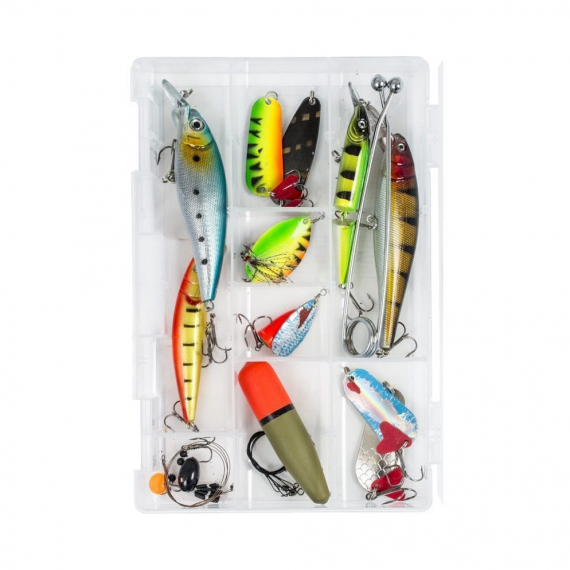 Fladen Target Pike Box m. Beten Och Tillbehör ryhmässä Säilytys / Rasiat ja laatikot / Viehelaatikot @ Sportfiskeprylar.se (16-7597)