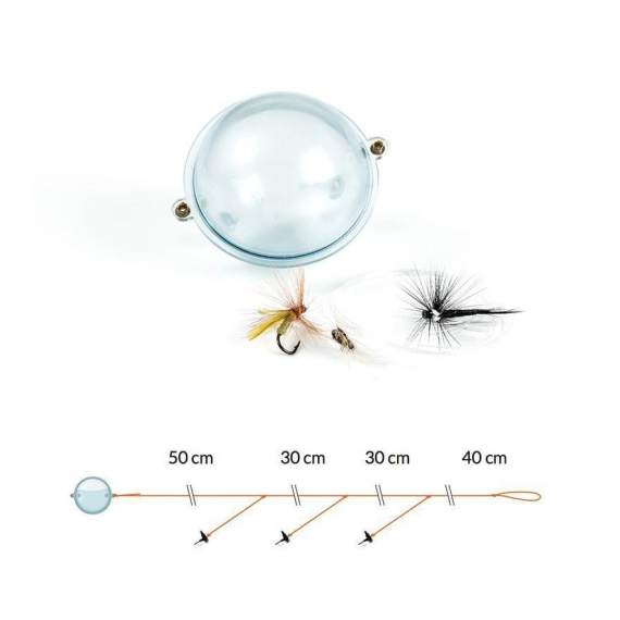 Fladen Fly Casting with floating ball and Dry flies ryhmässä Uistimet / vieheet / Bombarda ja Float N´Fly / Float N\' Fly @ Sportfiskeprylar.se (16-7603)