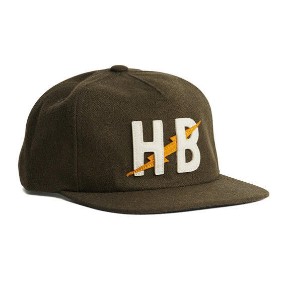 Howler Bro\'s Unstructured Snapback Hats Big HB - Dark Olive ryhmässä Vaatteet ja kengät / Lippalakit ja päähineet / Lippikset @ Sportfiskeprylar.se (160524F-BIG)