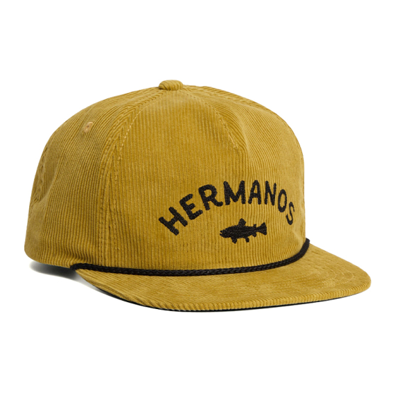 Howler Bro\'s Unstructured Snapback Hats Hermanos - Old Gold Corduroy ryhmässä Vaatteet ja kengät / Lippalakit ja päähineet / Lippikset @ Sportfiskeprylar.se (160525F-HER)