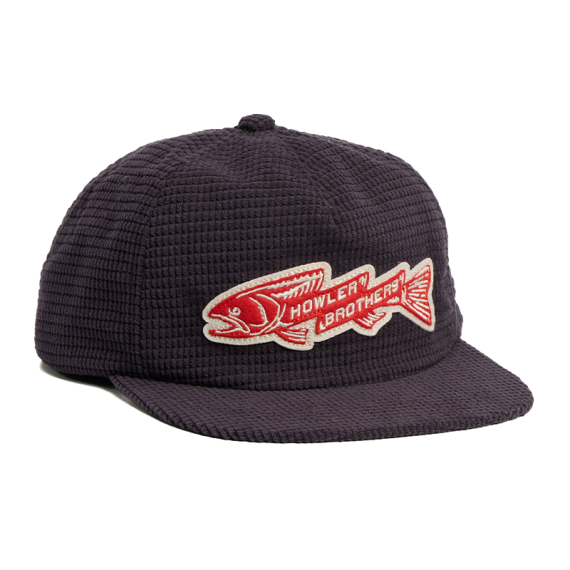 Howler Bro\'s Unstructured Snapback Hats Trout Bolt - Navy Corduroy ryhmässä Vaatteet ja kengät / Lippalakit ja päähineet / Lippikset @ Sportfiskeprylar.se (160525F-NAV)