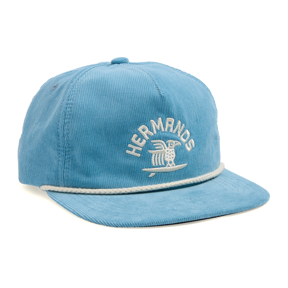 Howler Bros Unstructured Snapback Hats Surfbird - Blue Corduroy ryhmässä Vaatteet ja kengät / Lippalakit ja päähineet / Lippikset @ Sportfiskeprylar.se (160526S-SUR)