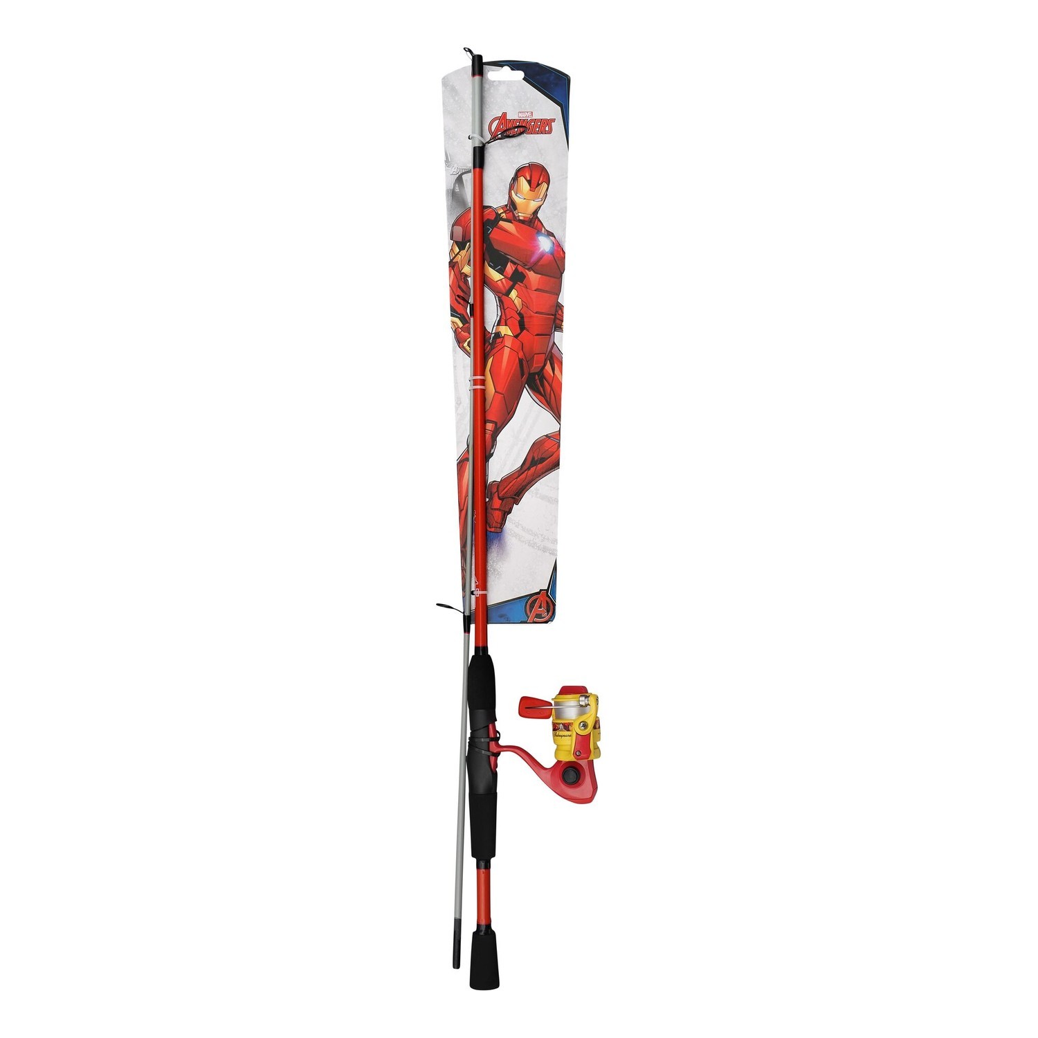 Shakespeare Marvel Iron Man Spinning Combo - 5\'6\'\' 5-20g ryhmässä Kalastussetit / Virvelisetit / Allround Avokelasetti @ Sportfiskeprylar.se (1610325)