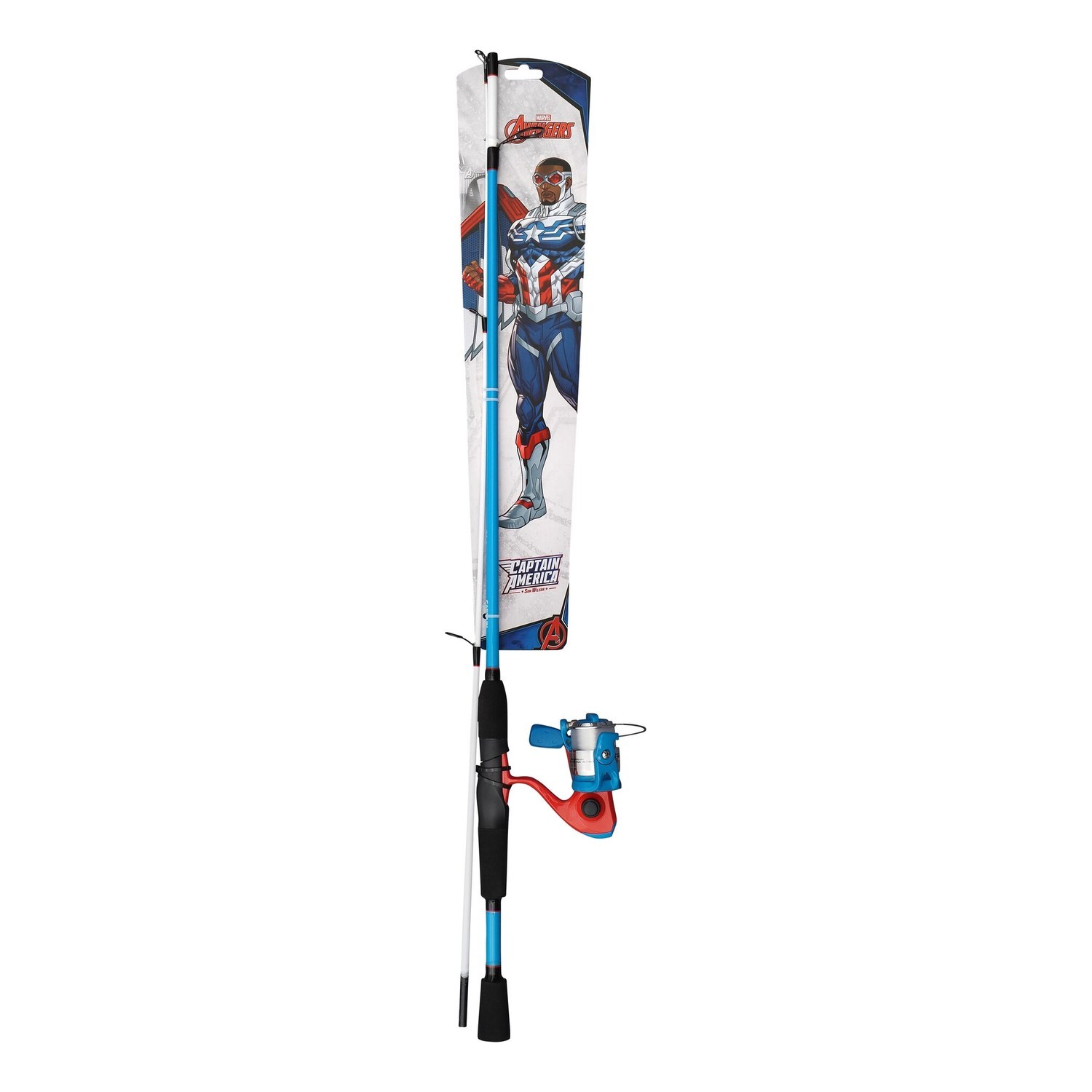 Shakespeare Marvel Captain America Spinning Combo - 5\'6\'\' 5-20g ryhmässä Kalastussetit / Virvelisetit / Allround Avokelasetti @ Sportfiskeprylar.se (1610326)