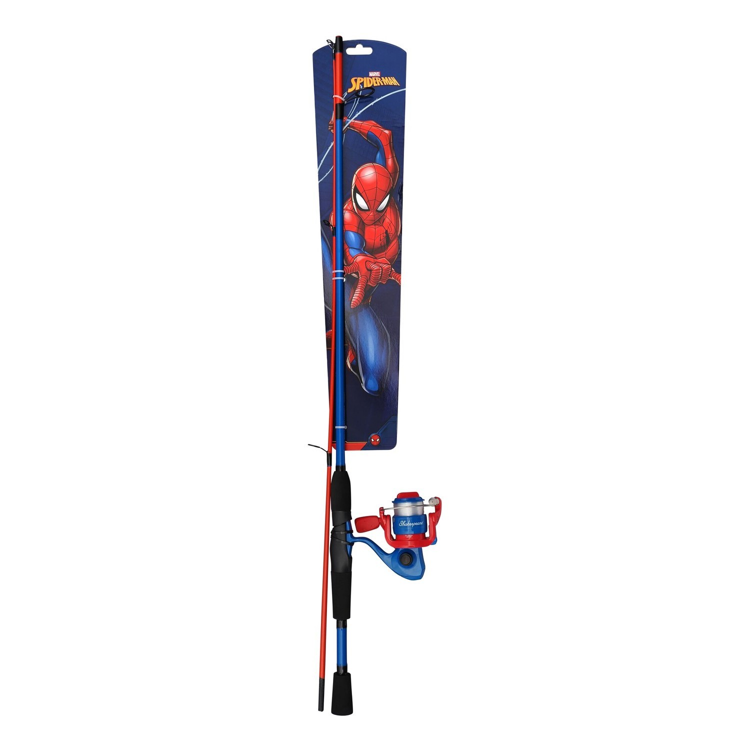 Shakespeare Marvel Spiderman Spinning Combo - 5\'6\'\' 5-20g ryhmässä Kalastussetit / Virvelisetit / Allround Avokelasetti @ Sportfiskeprylar.se (1610333)