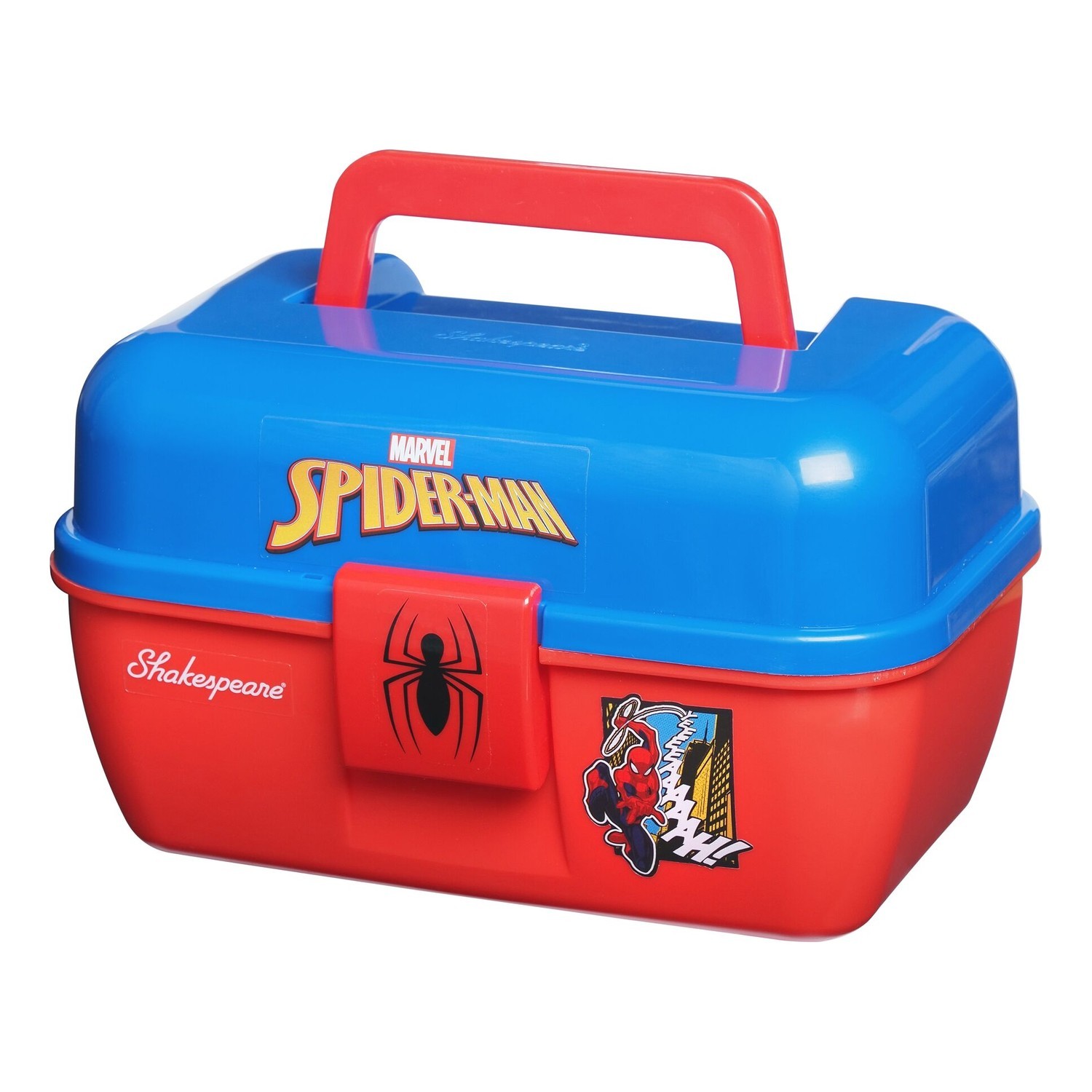 Shakespeare Marvel Spiderman Tacklebox ryhmässä Säilytys / Rasiat ja laatikot / Viehelaatikot @ Sportfiskeprylar.se (1610466)