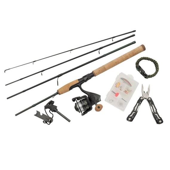 Abu Garcia Diplomat Wilderness Survival 1.98m 3-12g 4Sec / 2000 170/0.20 ryhmässä Kalastussetit / Virvelisetit / Ahvenen Avokelasetti @ Sportfiskeprylar.se (1612526)