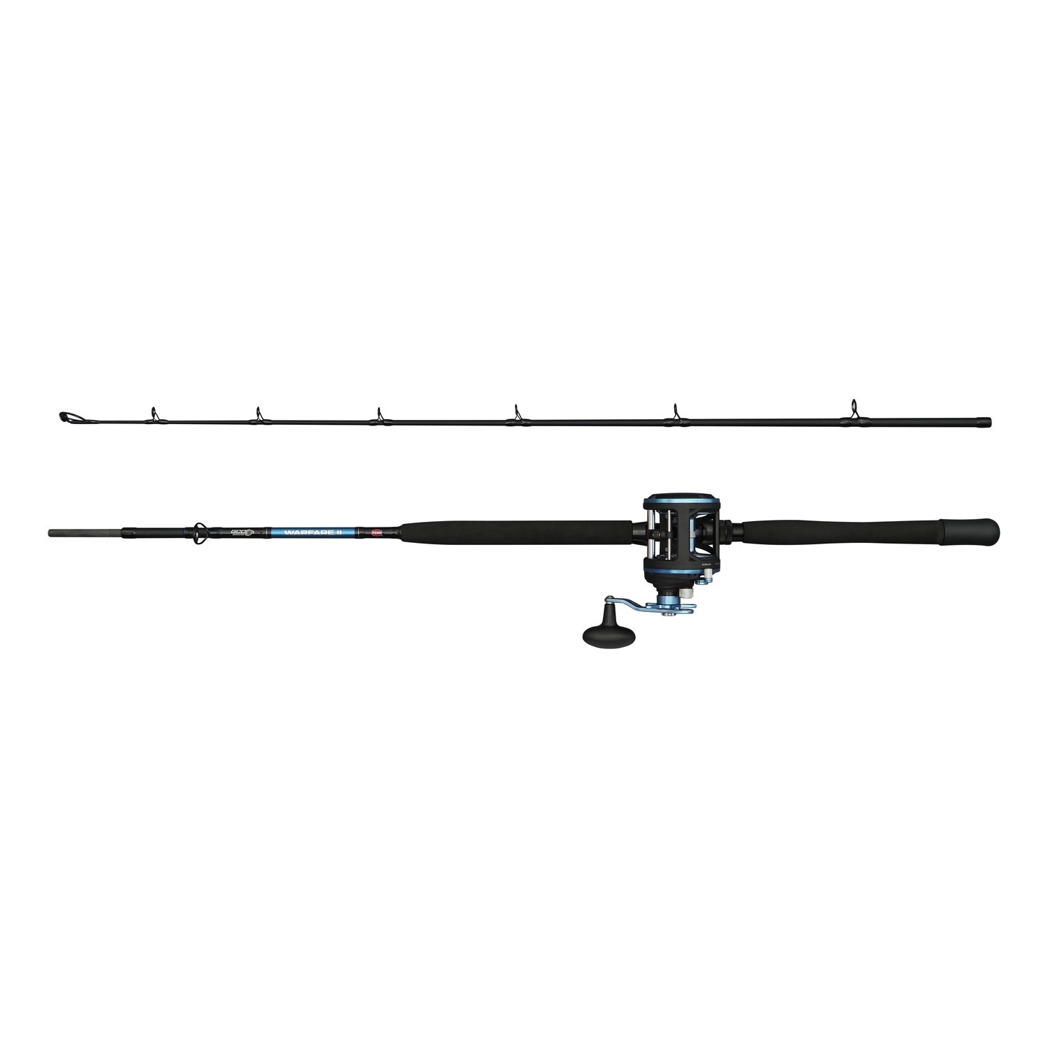 PENN Warfare II Boat - 7\' 20-30Lb 30LWLH Combo ryhmässä Kalastussetit / Merikalastussarjat @ Sportfiskeprylar.se (1636318)