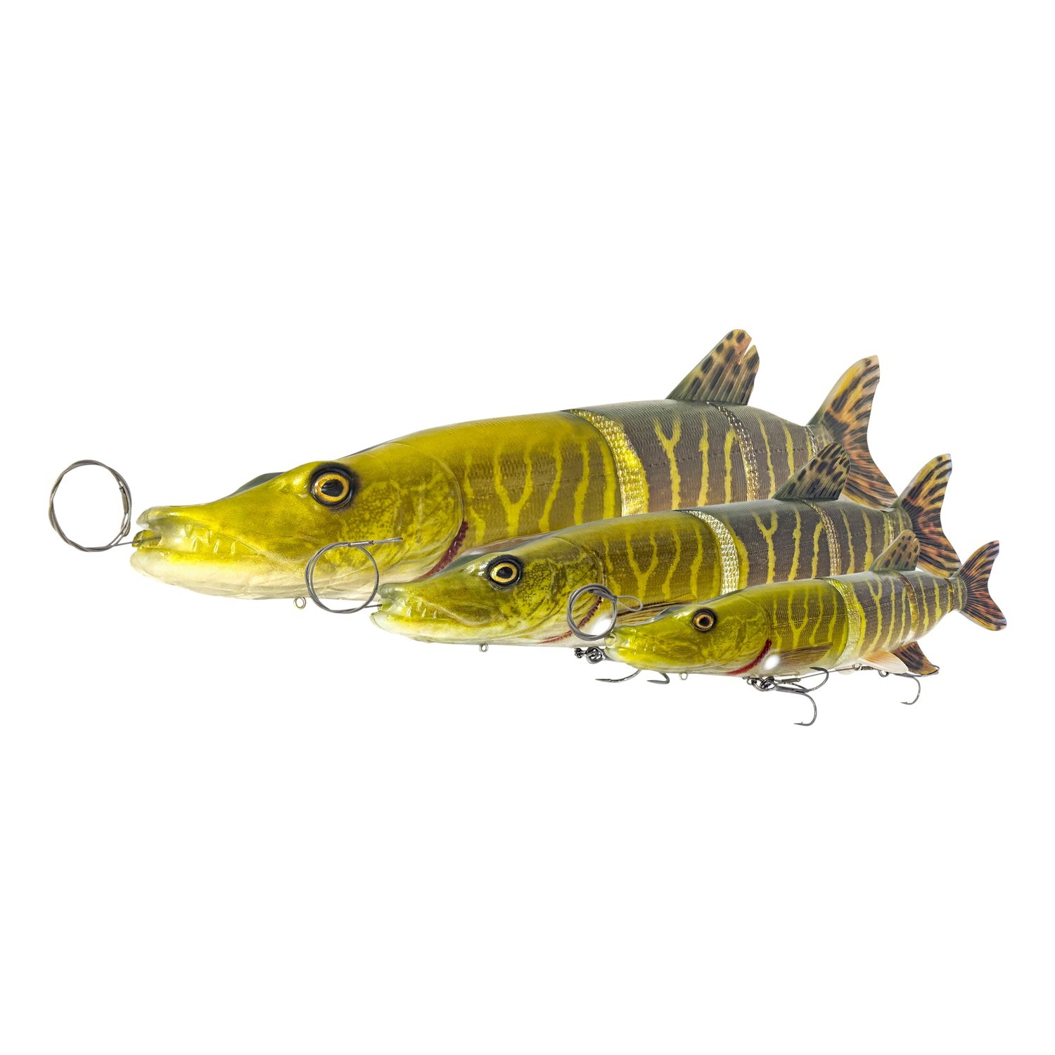 Savage Gear 3D Line Thru Pike ryhmässä Vieheet / Swimbaits / Pehmeä swimbaitit @ Sportfiskeprylar.se (1636645r)