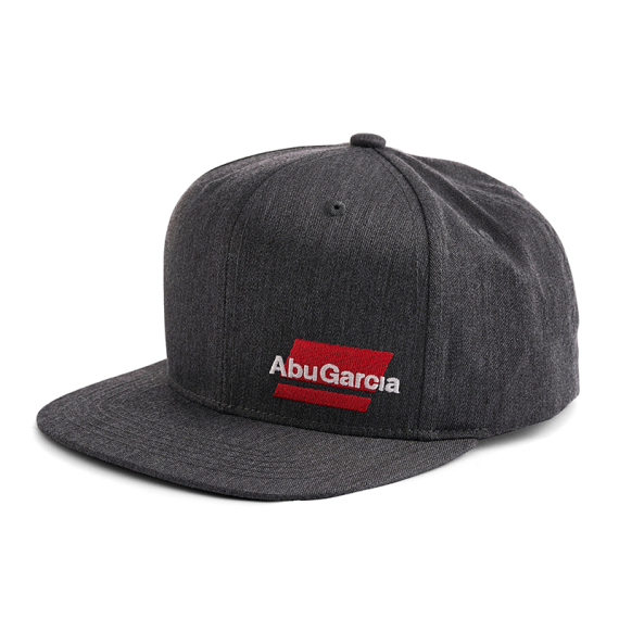 Abu Garcia Flat Brim Cap - Heather grey ryhmässä Vaatteet ja kengät / Lippalakit ja päähineet / Lippikset @ Sportfiskeprylar.se (1640094)