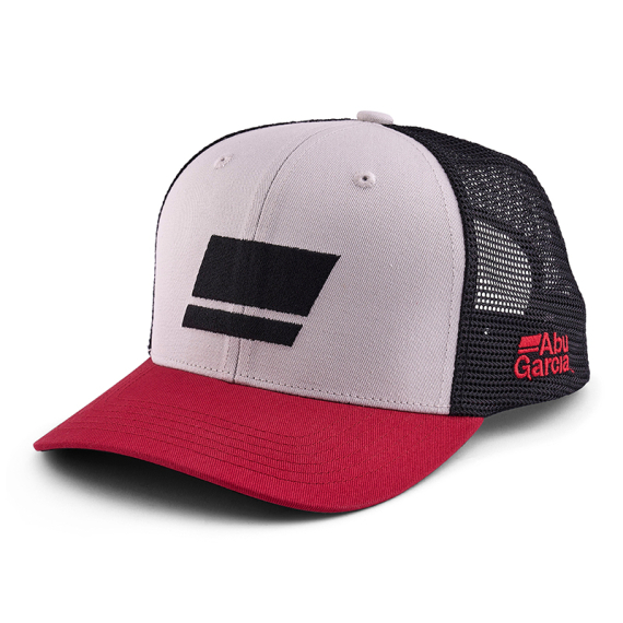 Abu Garcia Flag Trucker - Grey/Red/Black ryhmässä Vaatteet ja kengät / Lippalakit ja päähineet / Lippikset / Trucker lippikset @ Sportfiskeprylar.se (1640095)