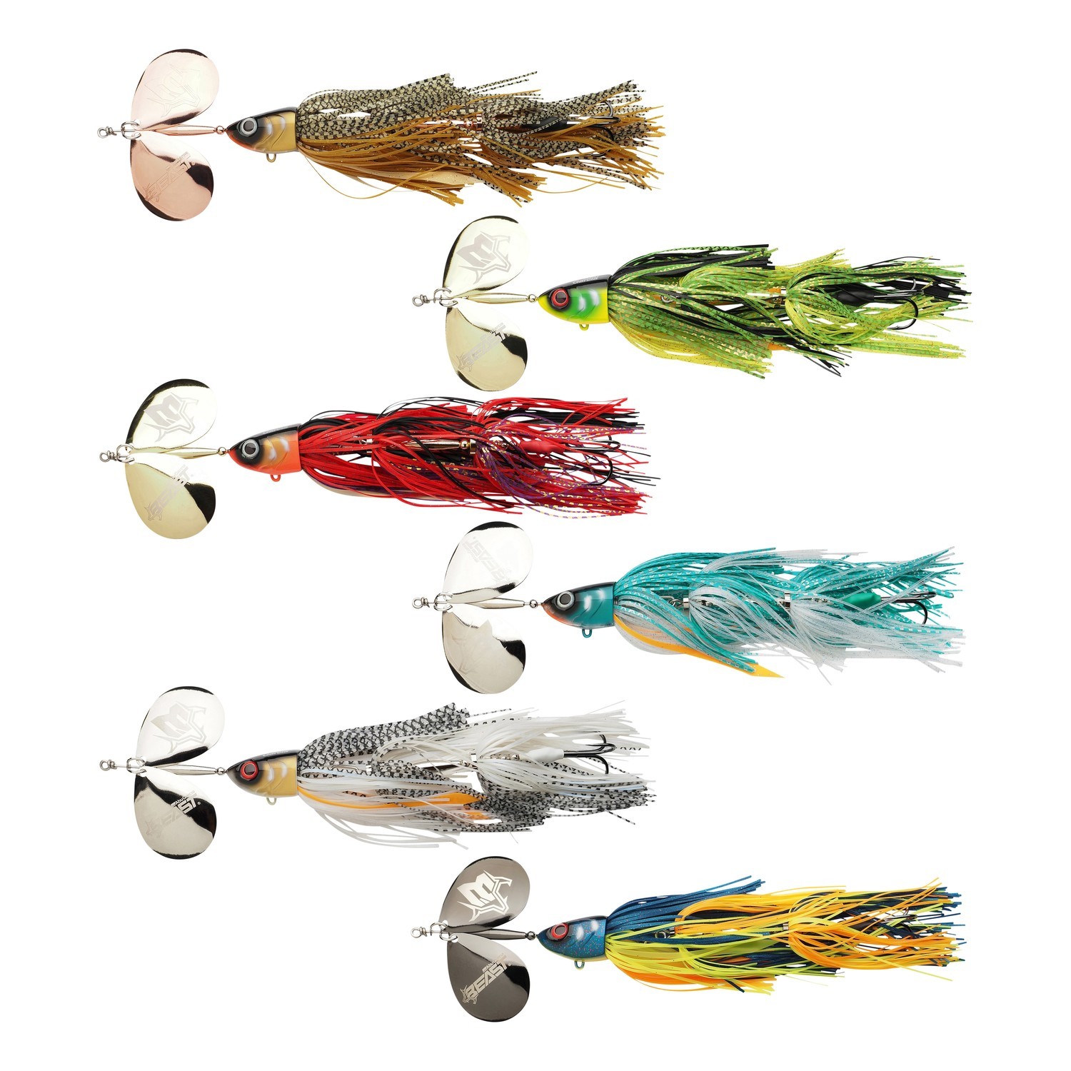 Abu Garcia Beast Skirted Spinner ryhmässä Vieheet / Spinnerit / Spinnerbaitit @ Sportfiskeprylar.se (1640647r)