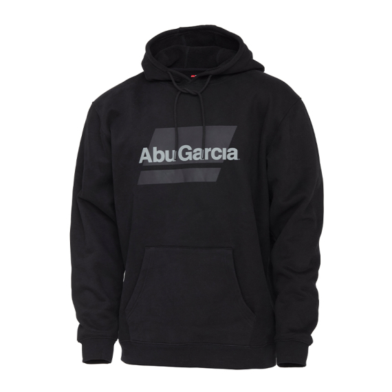 Abu Garcia Flag Logo Hoodie Black ryhmässä Vaatteet ja kengät / Vaatetus / Villapaidat / Hupparit @ Sportfiskeprylar.se (1642594r)