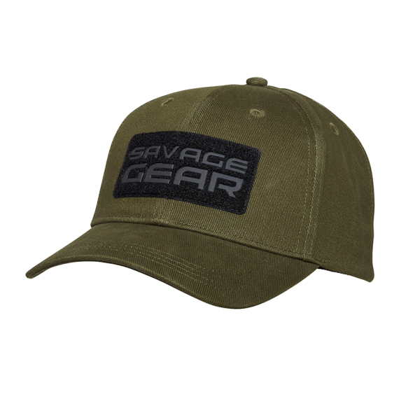 Savage Gear Badge Baseball Cap - Green ryhmässä Vaatteet ja kengät / Lippalakit ja päähineet / Lippikset @ Sportfiskeprylar.se (1642627)