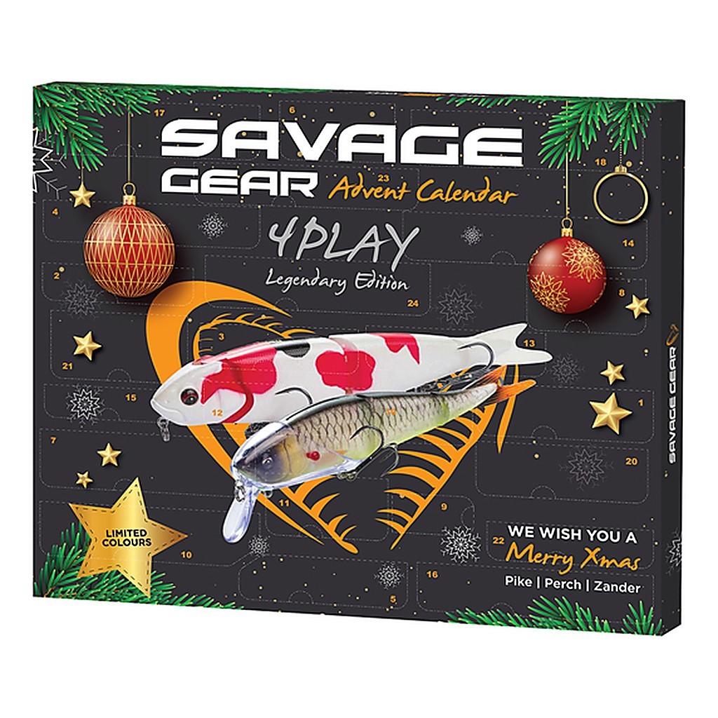 Savage Gear 4PLAY Calendar ryhmässä Muut / Lahjat Ja Lahjaoppaat / Joulukalenterit @ Sportfiskeprylar.se (1656128)