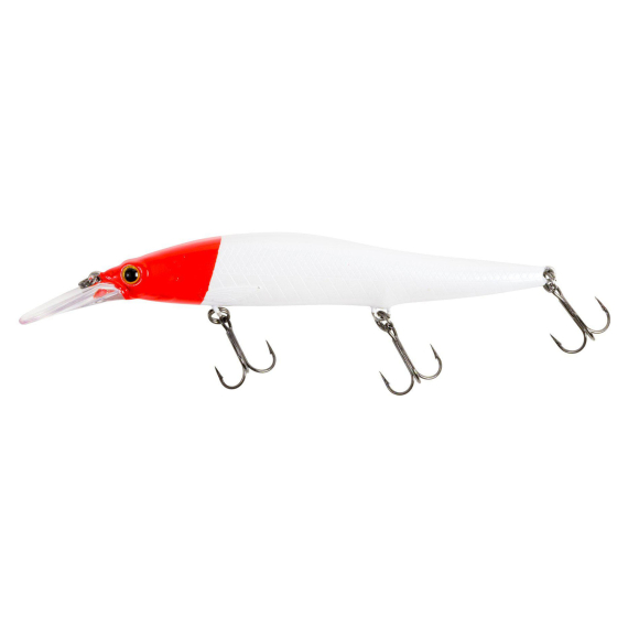Fladen Maxximus JRK Munchy long lip 100mm Red Head ryhmässä Vieheet / Vaaput / Syvän menevät crankbait-vieheet @ Sportfiskeprylar.se (18-00204)