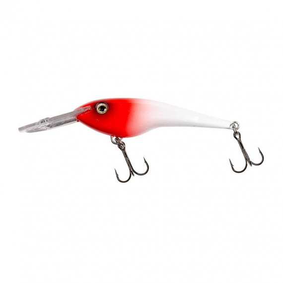 Fladen Warbird Deep Diver 10cm - Red & White ryhmässä Uistimet / vieheet / Crankbaitvieheet @ Sportfiskeprylar.se (18-3410001)