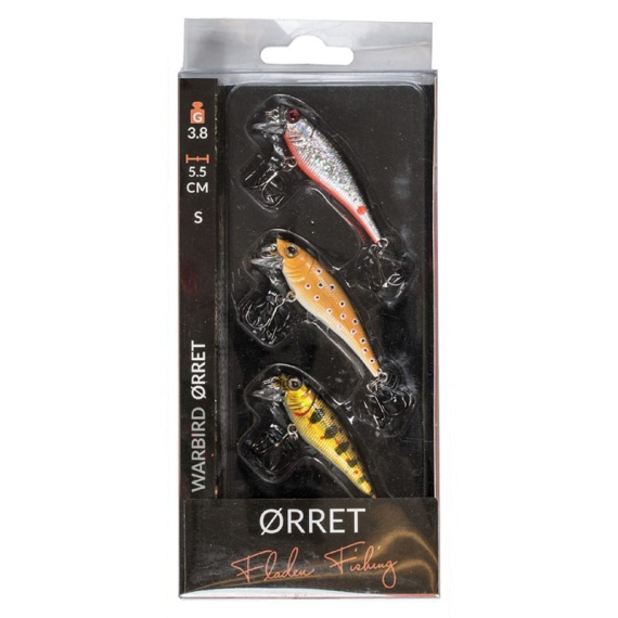 Fladen Warbird Trout 5,5cm 3,8g 3pcs Realistic ryhmässä Vieheet / Viehesarjat / Viehesarjat taimen- & putnakekalastus @ Sportfiskeprylar.se (18-345501)
