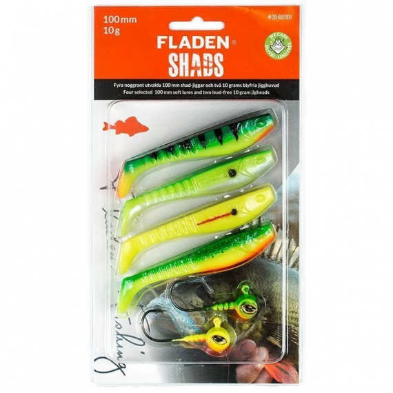 Fladen Jig Assortment Shad 80mm Colour combo 1 ryhmässä Vieheet / Viehesarjat @ Sportfiskeprylar.se (20-660801)