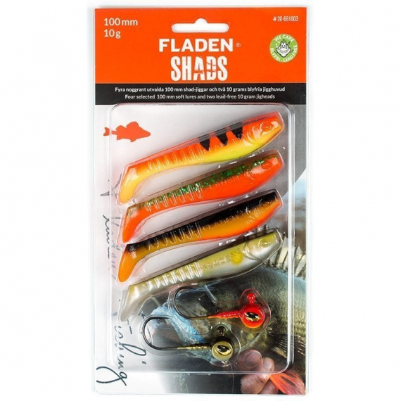 Fladen Jig Assortment Shad 80mm ryhmässä Vieheet / Viehesarjat @ Sportfiskeprylar.se (20-660801r)