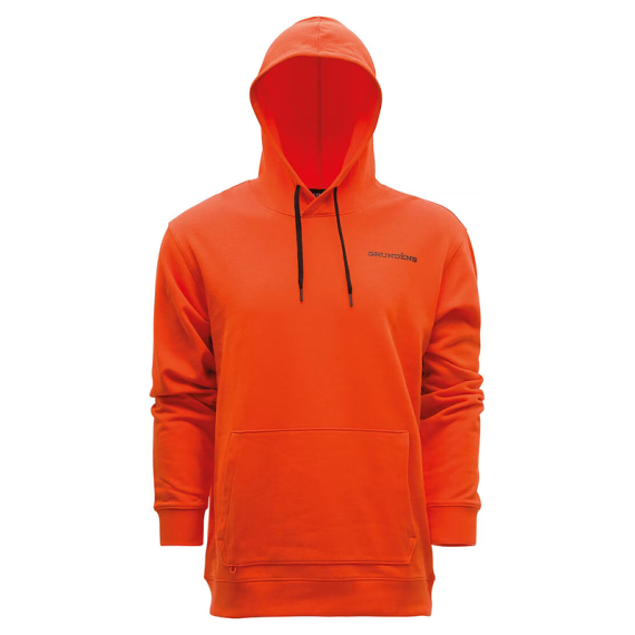 Grundéns Displacement DWR Hoodie Red Orange ryhmässä Vaatteet ja kengät / Vaatetus / Villapaidat / Hupparit @ Sportfiskeprylar.se (20032-607-0014r)
