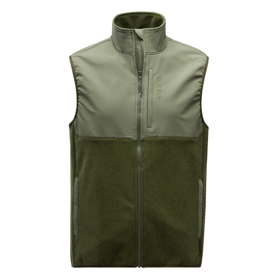 Grundéns Bering Fleece Pro Vest Deep Lichen Green/Deep Depths ryhmässä Vaatteet ja kengät / Vaatetus / Liivit / Arkiliivit @ Sportfiskeprylar.se (20048-345-0013r)