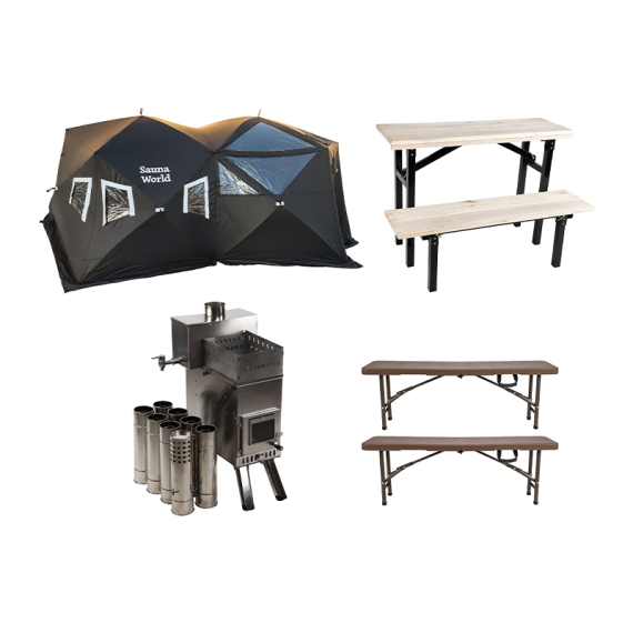 IFISH Sauna World Complete ryhmässä Retkeily / ulkoilu / Talvikalastusteltat & lisätarvikkeet / Talvikalastusteltat @ Sportfiskeprylar.se (20254834)