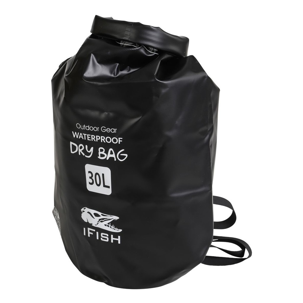 IFISH Dry Bag 30L Black ryhmässä Säilytys / Vedenpitävät laukut @ Sportfiskeprylar.se (20266278)