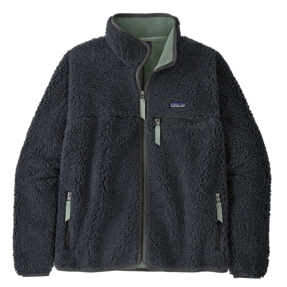 Patagonia Natural Blend Retro Cardigan Ink Black ryhmässä Vaatteet ja kengät / Vaatetus / Takit / Fleecetakit @ Sportfiskeprylar.se (20535-INBK-XSr)