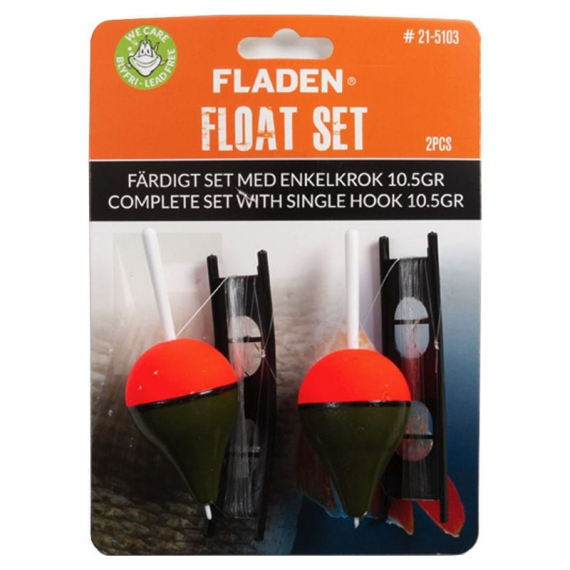 Fladen Slotted Bung Float Set 10.5g (2-pack) ryhmässä Koukut & Tarvikkeet / Kohot @ Sportfiskeprylar.se (21-5103)
