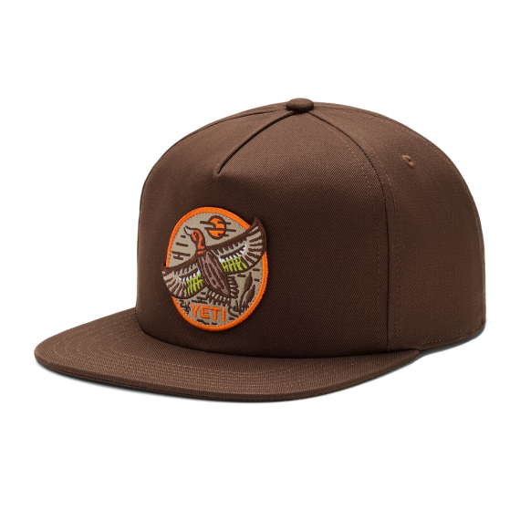Yeti Bftw Duck Flat Brim Hat - Dark Brown ryhmässä Vaatteet ja kengät / Lippalakit ja päähineet / Lippikset / Snapback-lippikset @ Sportfiskeprylar.se (21023007885)