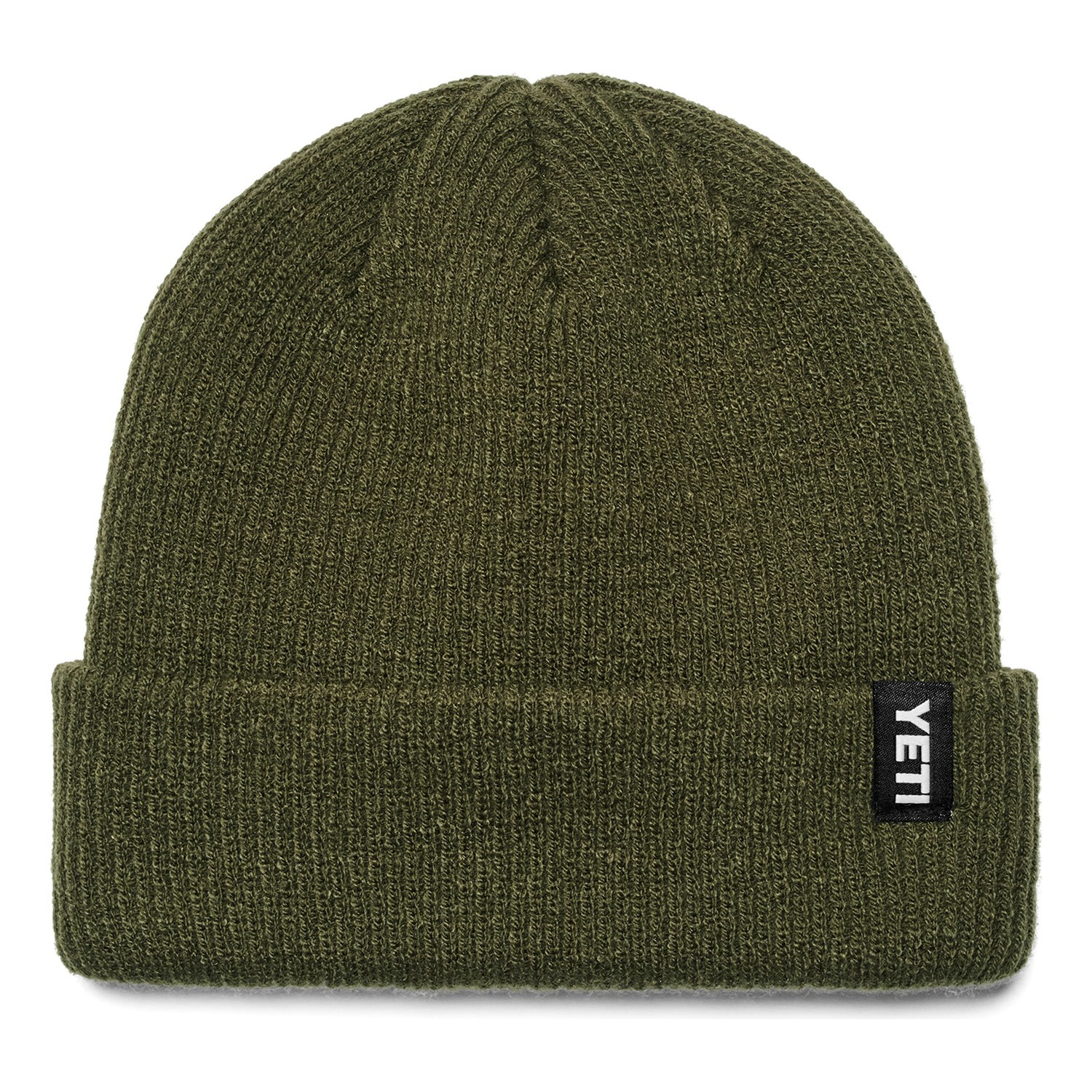 Yeti Logo Badge Beanie - Olive ryhmässä Vaatteet ja kengät / Lippalakit ja päähineet / Lakit & pipot @ Sportfiskeprylar.se (21023008810)