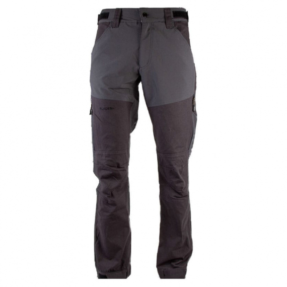 Fladen Trousers Authentic 3.0 4-Way Stretch, Grey/Black - S ryhmässä Vaatteet ja kengät / Vaatetus / Housut / Retkeilyhousut @ Sportfiskeprylar.se (22-82992-S)