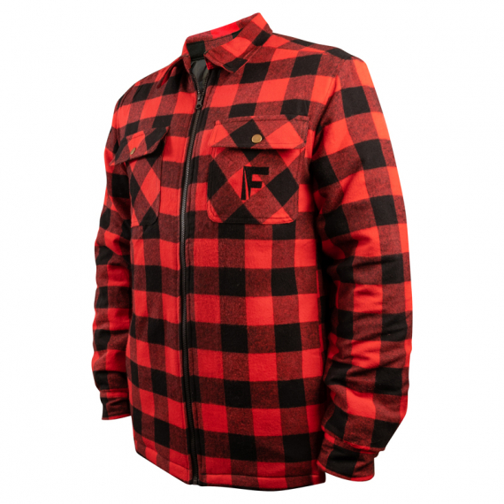 Fladen Forest Shirt Insulated Red/Black ryhmässä Vaatteet ja kengät / Vaatetus / Paidat @ Sportfiskeprylar.se (22-84841-Sr)