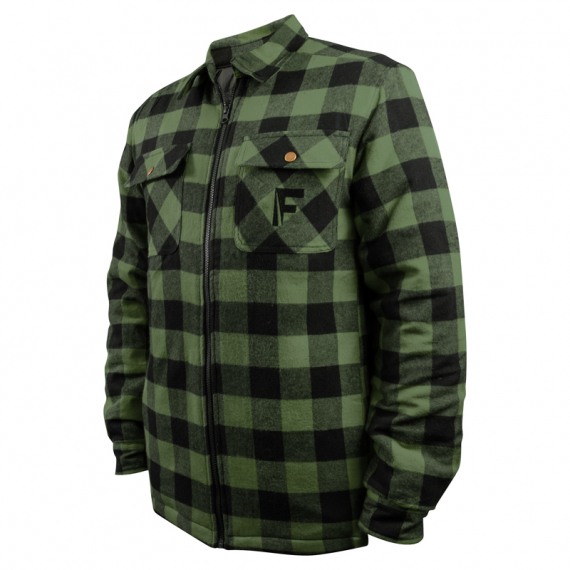 Fladen Forest Shirt Insulated Green/Black ryhmässä Vaatteet ja kengät / Vaatetus / Paidat @ Sportfiskeprylar.se (22-84842-Sr)