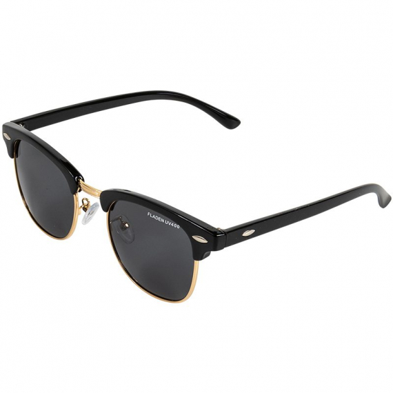 Fladen Polarized Sunglasses Clever Black Frame Grey Lens ryhmässä Vaatteet ja kengät / Silmälasit / Polaroidut aurinkolasit @ Sportfiskeprylar.se (23-01031)