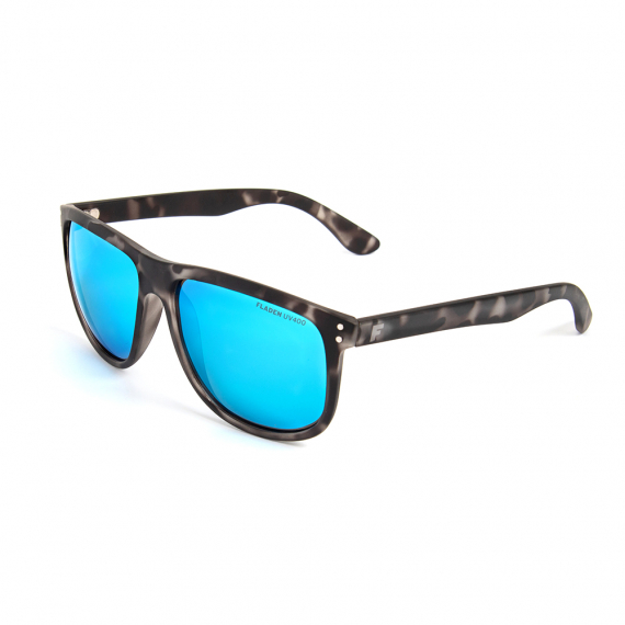 Fladen Polarized Sunglasses Urban Grey Camou Blue Lens ryhmässä Vaatteet ja kengät / Silmälasit / Polaroidut aurinkolasit @ Sportfiskeprylar.se (23-300GB)