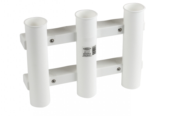 Rod Holder 3 compartments White medium 22x5x30cm ryhmässä Työkalut ja tarvikkeet / Vapapidikkeet ja -telineet / Vavanpidikkeet veneisiin @ Sportfiskeprylar.se (25-1231)