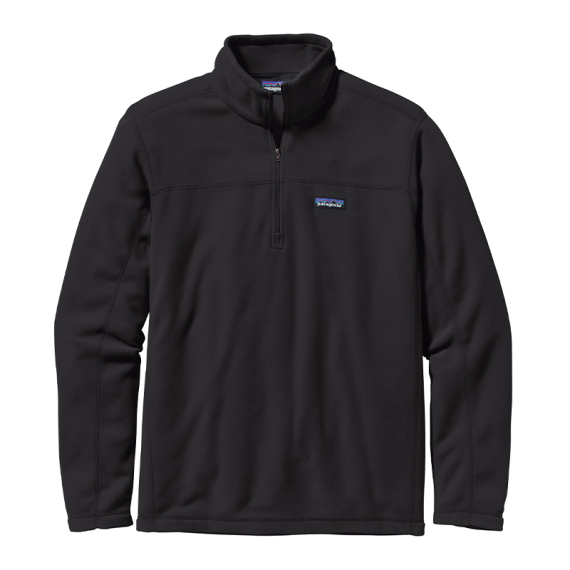 Patagonia M\'s Micro D P/O Black ryhmässä Vaatteet ja kengät / Vaatetus / Villapaidat / Fleecepaidat @ Sportfiskeprylar.se (26176-BLK-Lr)