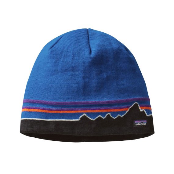 Patagonia Beanie Hat Classic Fitz Roy: Andes Blue ryhmässä Vaatteet ja kengät / Lippikset ja päähineet / Lakit & pipot @ Sportfiskeprylar.se (28860-CZAB-ALL)