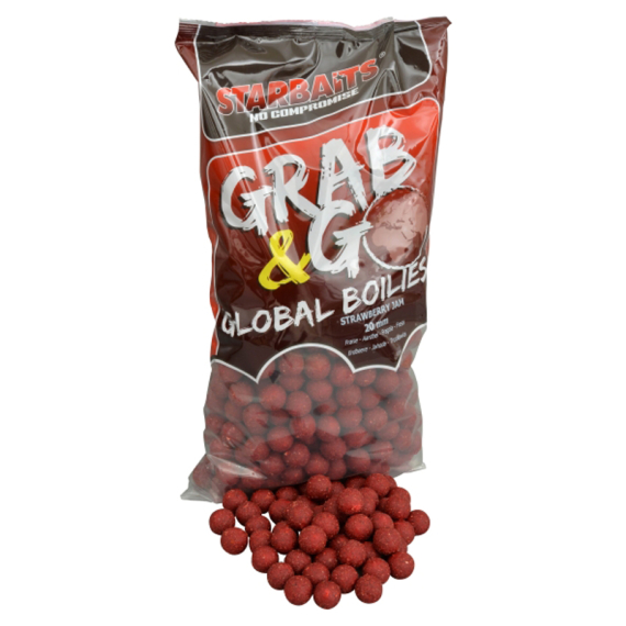 Starbaits G&G Global Boilies Strawberry Jam 2,5kg ryhmässä Uistimet / vieheet / Boiliet, Hook-syötit & Mäski / Boiliet @ Sportfiskeprylar.se (29-16826r)