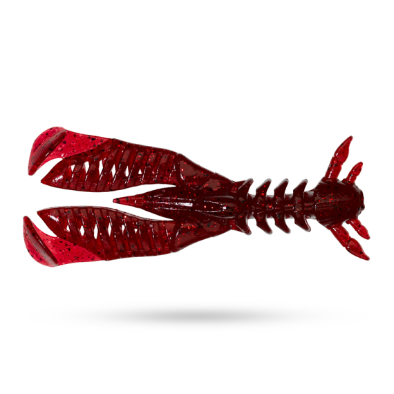 Jackall Bleeker Slit Claw 2.2 (8-pack) - Magic Red Pepper - Vieheet Jigit ja keinosyötit Ravut ja Creaturebaits-syötit Rapujigit