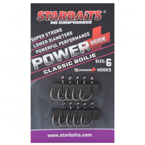 Starbaits Power Hook Classic Boilie Size 6 ryhmässä Koukut & Tarvikkeet / Koukut / Specimenkoukut @ Sportfiskeprylar.se (29-34478)