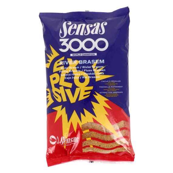 Sensas 3000 Explosive River Brasem 1kg ryhmässä Vieheet / Boiliet, Hook-syötit & Mäski / Mäski @ Sportfiskeprylar.se (29-64652)