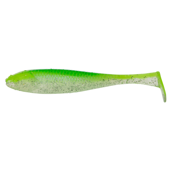 Illex Magic Slim Shad 4 Magic Chartreuse - Vieheet Jigit ja keinosyötit Ahven- ja kuhajigit