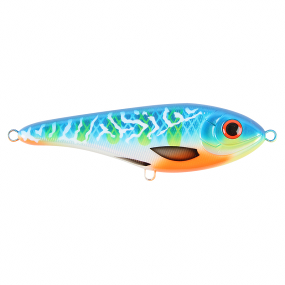 Buster Jerk, shallow, 15cm, 66g - Blue Fire ryhmässä Vieheet / Jerkit @ Sportfiskeprylar.se (29-EG048S-CWC001)