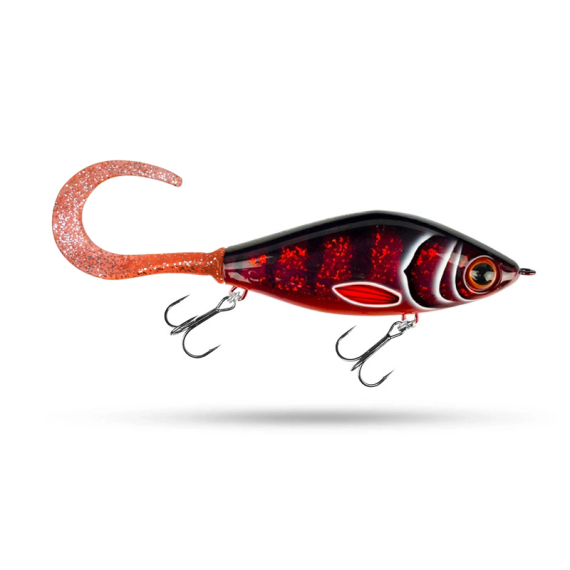 Trueglide Guppie 13,5cm 120g Söder Custom - Red Tiger Flash ryhmässä Vieheet / Jerkit @ Sportfiskeprylar.se (29-EG208-Z411-19)