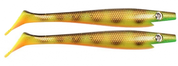 Pig Shad Junior 20cm - Orange Belly Perch ryhmässä Vieheet / Jigit ja keinosyötit / Haukijigit @ Sportfiskeprylar.se (29-SP172C-C039)
