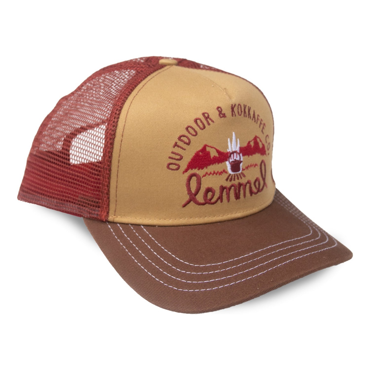Lemmel Trucker Cap Keep on Truckin Mama Brown/Burgundy ryhmässä Vaatteet ja kengät / Lippalakit ja päähineet / Lippikset @ Sportfiskeprylar.se (3020201-5832)