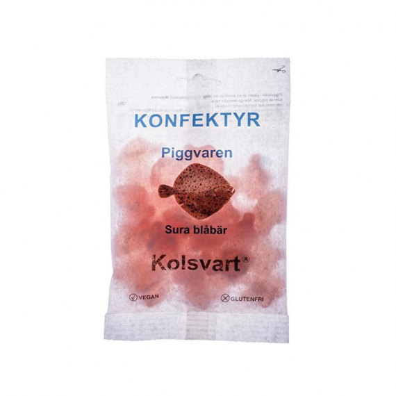 Turbot Sour Blueberries Candy ryhmässä Retkeily / ulkoilu / Leirimuonat / Makeiset @ Sportfiskeprylar.se (303210)